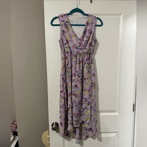 Chris & Carol Lavender Floral Dress